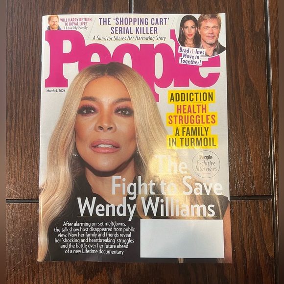 People Magazine March 4, 2024 Issue Wendy Williams on Front Cover - Picture 1 of 3